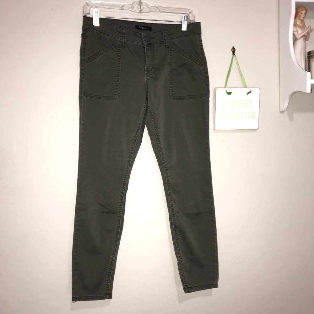 ‘STS Blue’ Olive Skinny Ankle Jeans - Picture 7 of 8
